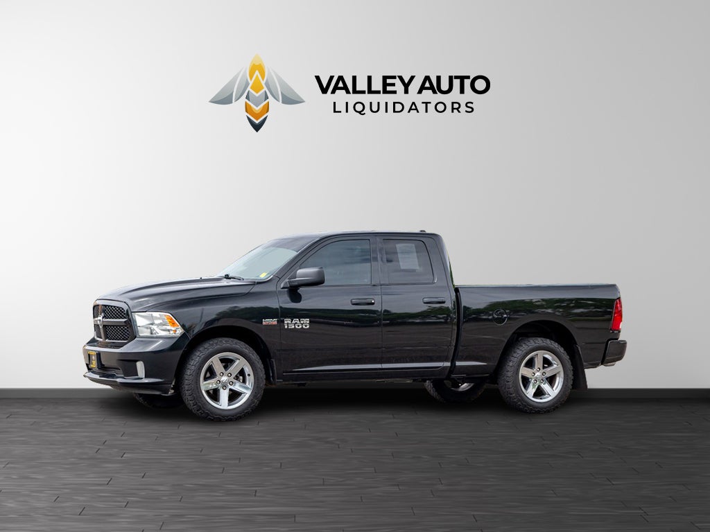 2017 RAM 1500 Base in Black — front three-quarter view