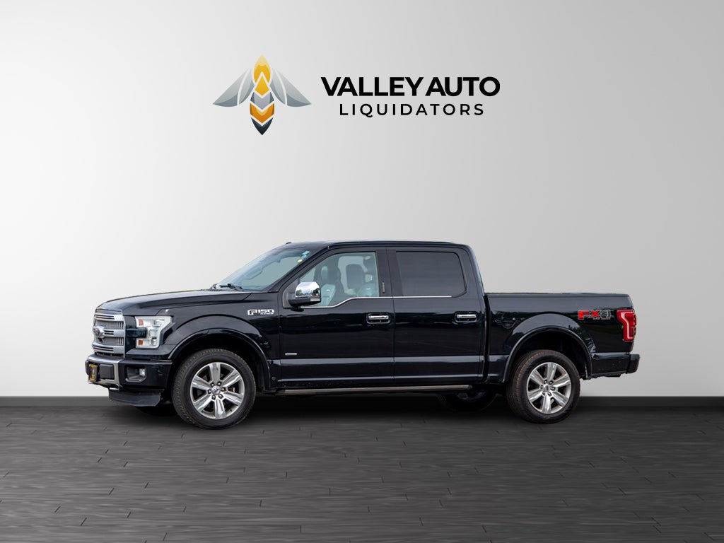 2016 Ford F-150 Base in Black — front three-quarter view
