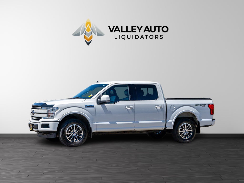 2019 Ford F-150 Base in White — front three-quarter view