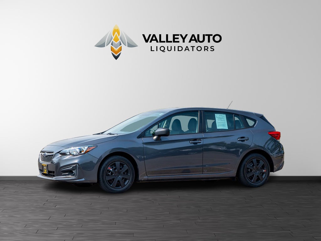 2018 Subaru Impreza Base in Grey — front three-quarter view