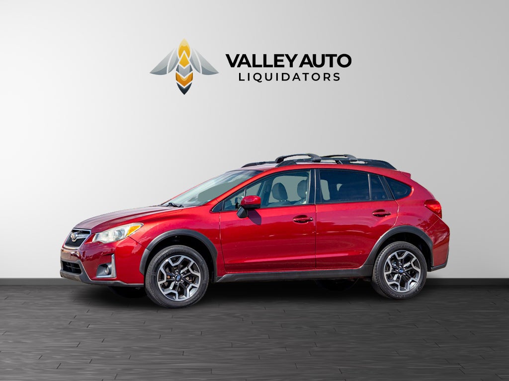 2017 Subaru Crosstrek Base in Red — front three-quarter view