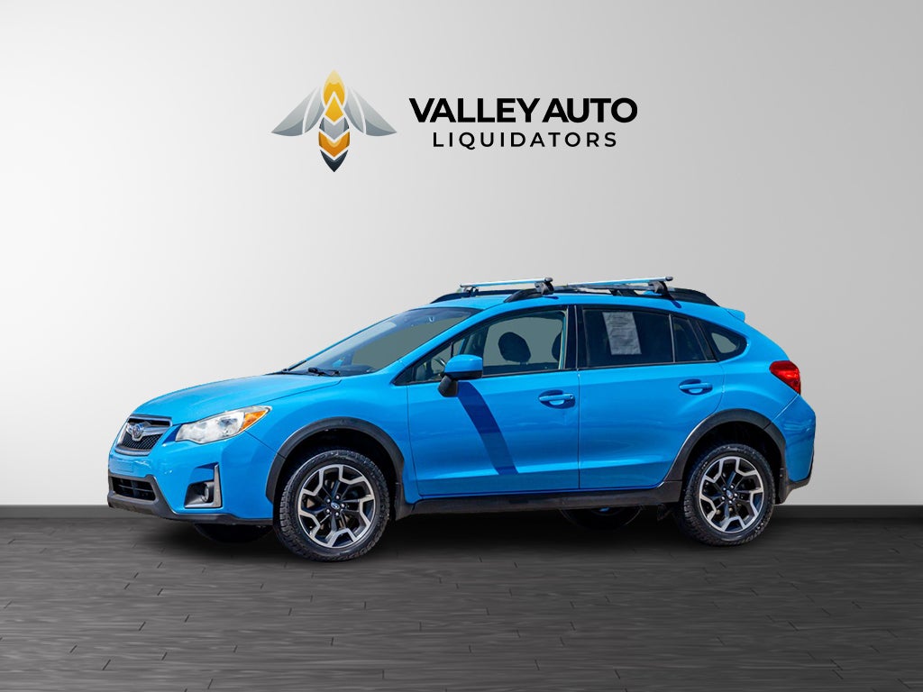 2016 Subaru Crosstrek Premium Plus S/R in Blue — front three-quarter view
