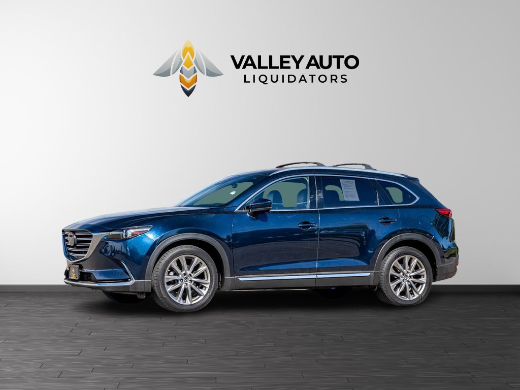 2019 Mazda Mazda CX-9 Grand Touring in Blue — front three-quarter view